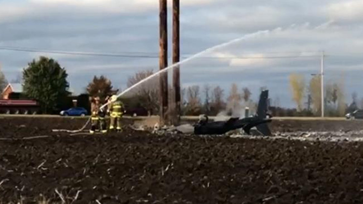 Two utility workers were killed when a helicopter crashed Tuesday afternoon in upstate New York.