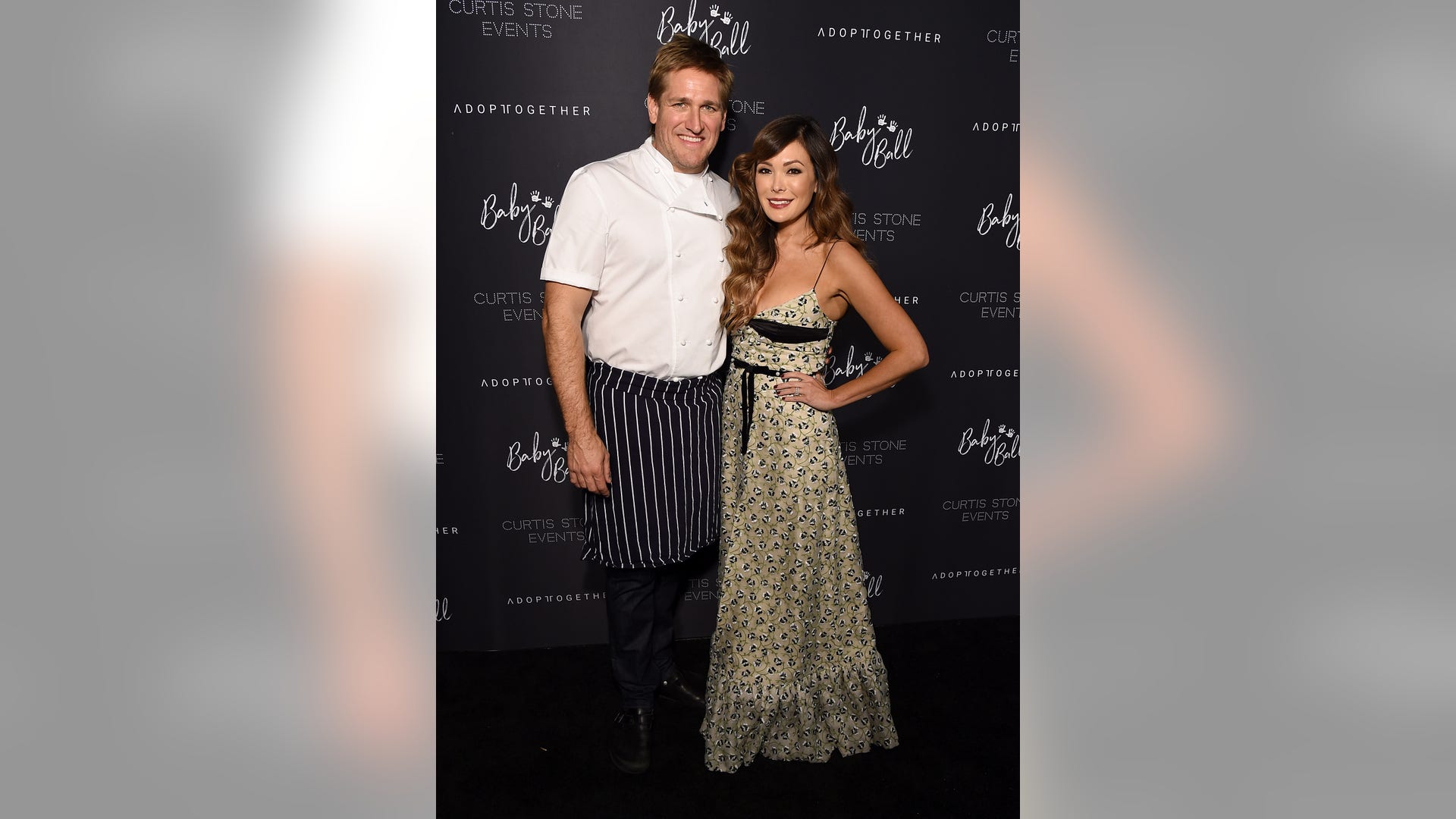 Celebrity chef Curtis Stone and wife Lindsay Price step out for the 4th Adopt Together Baby Ball Gala in Los Angeles, Calif. on October 19, 2018.