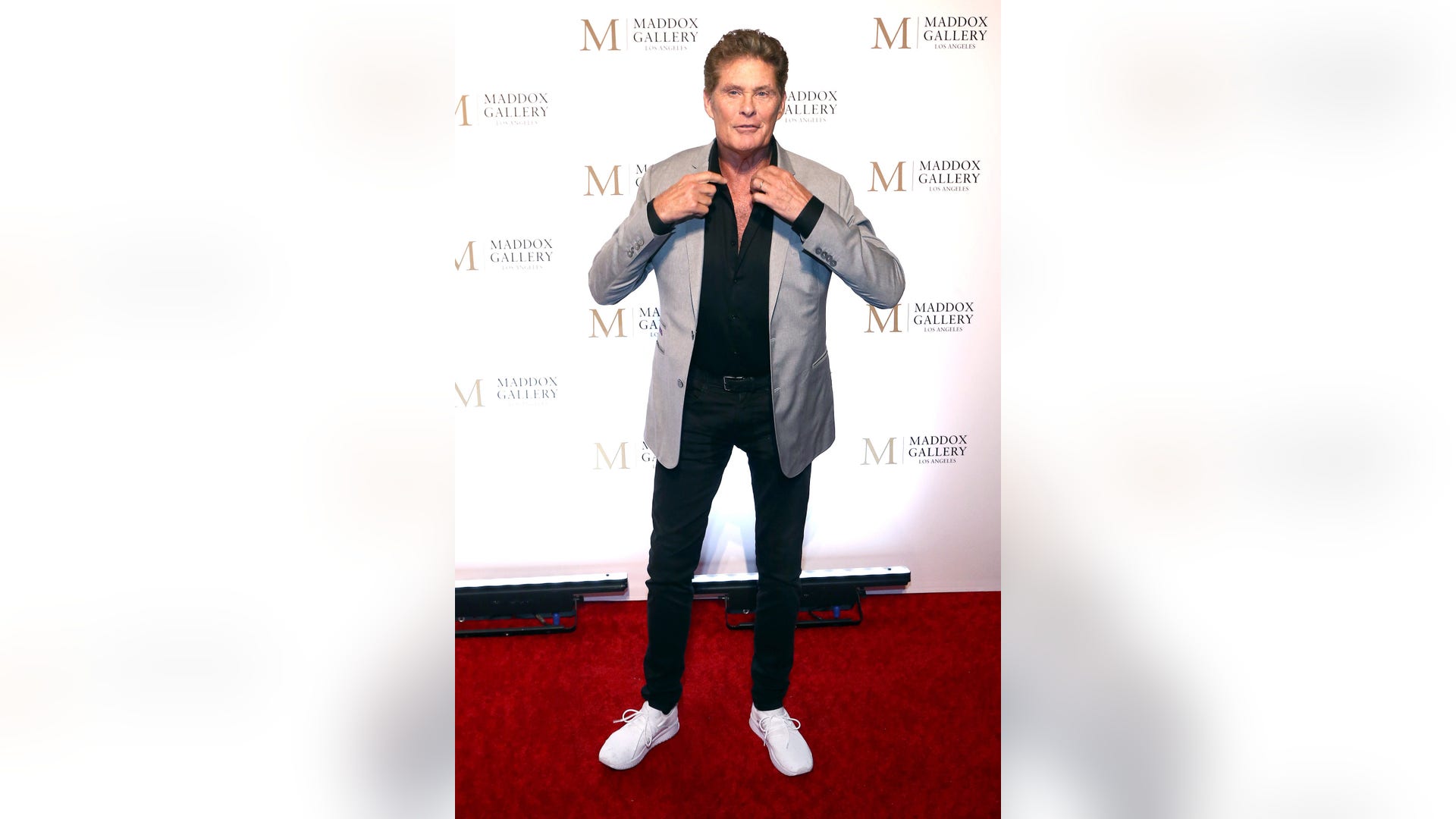 David Hasselhoff was as sharp as ever at the VIP opening of Maddox Gallery LA in West Hollywood, Calif. on October 11, 2018.