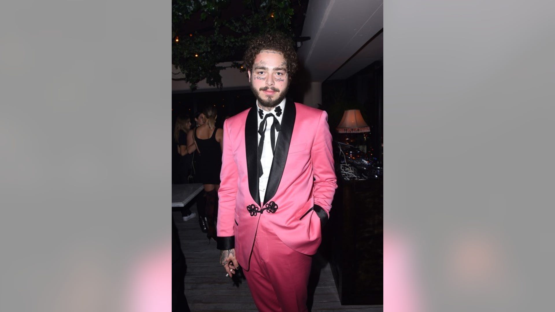 Post Malone was dapper at his "2018 American Music Awards" After Party at the upcoming 1 Hotel West Hollywood in Los Angeles, Calif. on October 9.