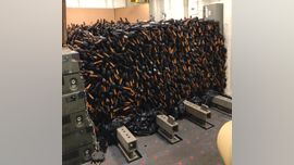 UN investigators check weapons seized by US Navy ship