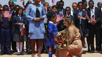 Melania Trump visits school in Malawi, part of Africa tour