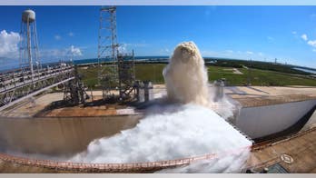 Watch: NASA releases 450,000 gallons of water in one minute