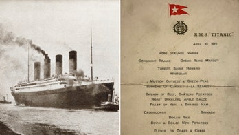 Titanic menu surfaces, offers glimpse into doomed liner's final days