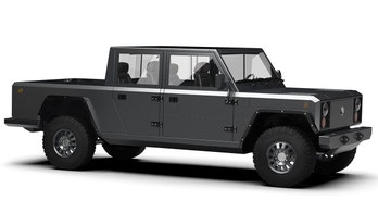 Startup Bollinger Motors reveals electric pickup with transformable cargo bed