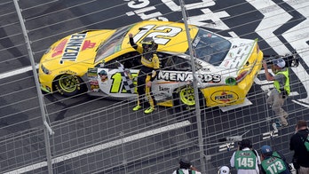 Ryan Blaney wins NASCAR Charlotte 'roval' race as Jimmie Johnson crashes out of playoffs