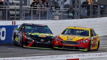 Joe Logano shoves past Martin Truex Jr. to earn spot in NASCAR's final four
