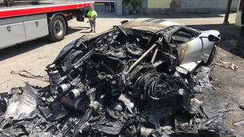 $450,000 Ford GT recalled for fire risk after one burned on the street