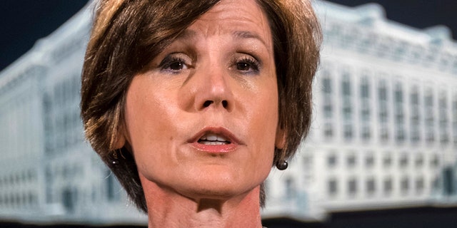 Sally Yates was removed from her position as acting attorney general after she refused to enforce President Donald Trump's travel ban.