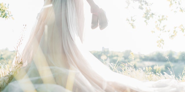 A bride was mistaken for Cinderella by a little girl with autism.