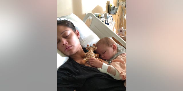 Vanessa Lachey's youngest child, Phoenix, was hospitalized for six days after he developed RSV.