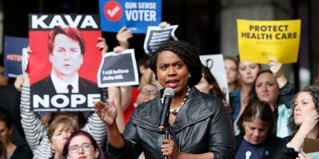 Ayanna Pressley is set to become the first black woman elected to Congress in Massachusetts.