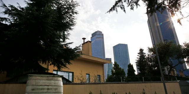 FILE: A view of Saudi Arabia's consulate in Istanbul.