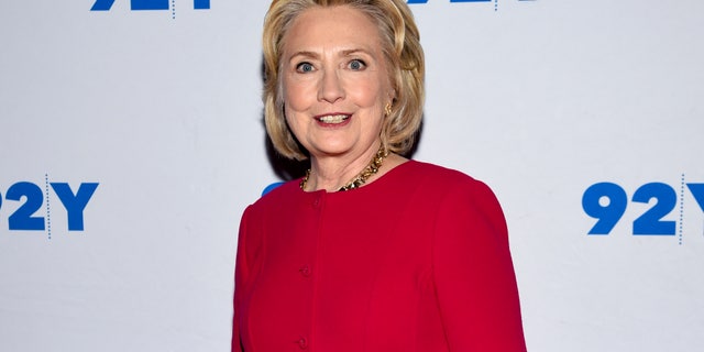 Former first lady of the United States Hillary Rodham Clinton poses backstage before her conversation with Kara Swisher at the 92nd Street Y on Friday, Oct. 26, 2018, in New York. (Photo by Evan Agostini/Invision/AP)