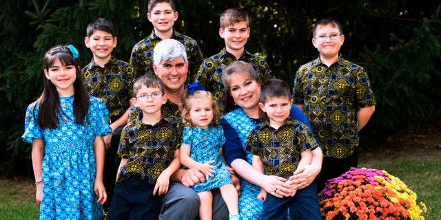 This undated photo provided by Don Williams shows Charles Wesco, his wife Stephanie and their children. (Don Williams via AP)