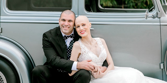 Laurin had told PEOPLE that moving up the wedding date would have been akin to letting cancer win, so they forged ahead with their March 24 plans.