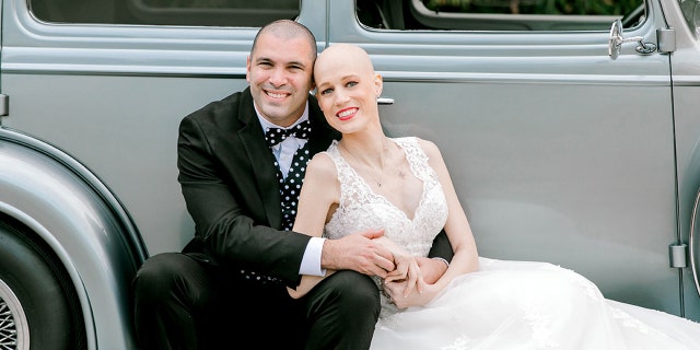 Laurin had told PEOPLE that moving up the wedding date would have been akin to letting cancer win, so they forged ahead with their March 24 plans.