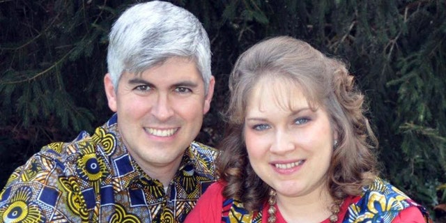 Charles Trumann Wesco, a missionary from Indiana (pictured with his wife Stephanie), died in northwestern Cameroon after being shot in the head Tuesday amid fighting between armed separatists and soldiers. (Facebook)