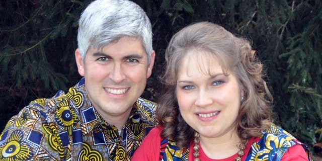 Charles Trumann Wesco, a missionary from Indiana (pictured with his wife Stephanie), died in northwestern Cameroon after being shot in the head Tuesday amid fighting between armed separatists and soldiers. (Facebook)