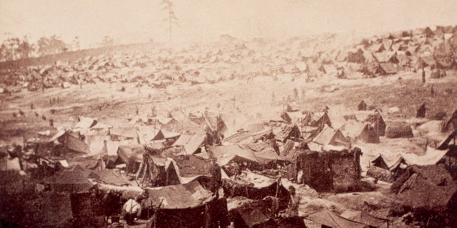 File photo - Originally known as Camp Sumter, Andersonville was a Confederate prison camp that became notorious for maltreatment of prisoners. (Photo by © CORBIS/Corbis via Getty Images)