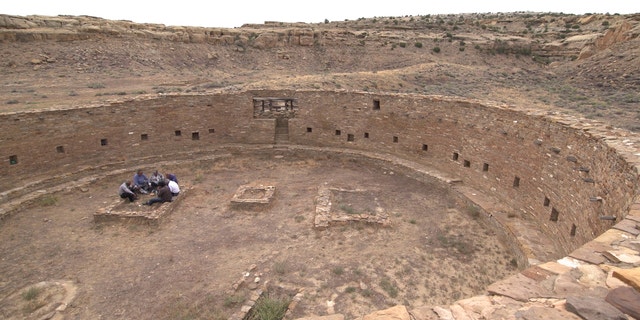 An image showing ancient ruins in Chaco Culture National Historical Park. The Biden administration has proposed a ban on oil and gas leasing within 10 miles of the site for 20 years.