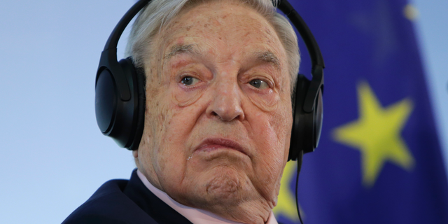 FILE - In this Thursday, June 8, 2017 file photo, Hungarian-American investor and CEU founder George Soros attends a press conference at the Foreign Ministry in Berlin, Germany. Central European University says it will move its U.S.-accredited programs from Hungary’s capital of Budapest to the Austrian capital of Vienna because of uncertainty over its academic freedom. (AP Photo/Ferdinand Ostrop, file)