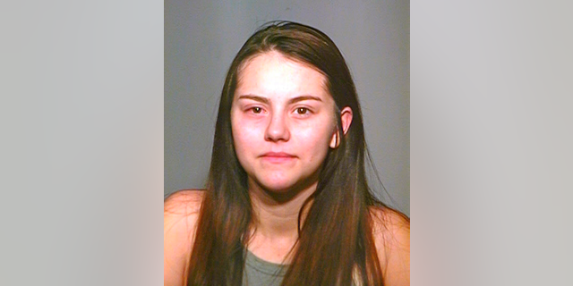 This undated booking photo provided by the Chandler, Ariz., Police Department shows Jenna Folwell. Police in this Phoenix suburb say the 19-year-old woman accused of drowning her month-old son in a bathtub searched online how to kill an infant. Chandler police say Folwell put her son's body in a duffel bag in their apartment before calling police from a park Wednesday, Oct. 24, 2018 to report that a stranger abducted him. Chandler Police Department via AP)