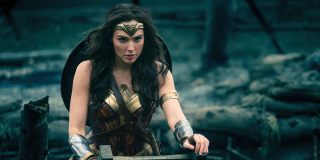 This image released by Warner Bros. Entertainment shows Gal Gadot in a scene from "Wonder Woman." Warner Bros. announced Monday that “Wonder Woman 1984” will now open on June 5, 2020. The film starring Gal Gadot as the Amazonian superhero had been slated for a November 2019 release. (Clay Enos/Warner Bros. Entertainment via AP)