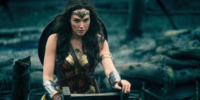 This image released by Warner Bros. Entertainment shows Gal Gadot in a scene from "Wonder Woman." Warner Bros. announced Monday that “Wonder Woman 1984” will now open on June 5, 2020. The film starring Gal Gadot as the Amazonian superhero had been slated for a November 2019 release. (Clay Enos/Warner Bros. Entertainment via AP)