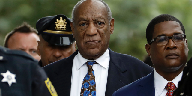 In this Sept. 24, 2018, file photo, Bill Cosby departs after a sentencing hearing at the Montgomery County Courthouse.