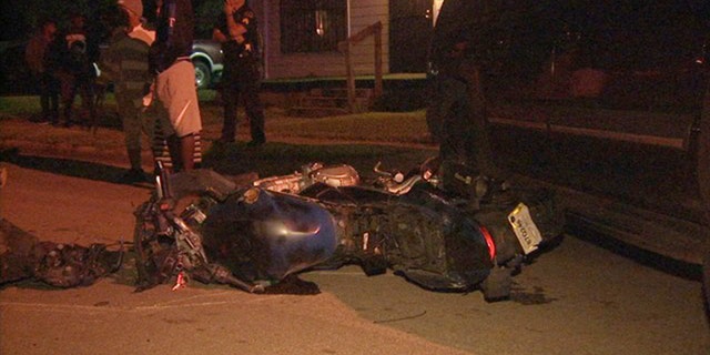 Another family member on a motorcycle was also injured.