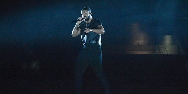 Drake performs at the Staples Center on Friday, Oct. 12, 2018, in Los Angeles. (Photo by Richard Shotwell/Invision/AP)