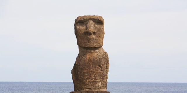 Moai at Hanga Kio, Rapa Nui (Easter Island), Chile (Photo: Insights / UIG via Getty Images)
