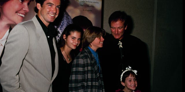 Pierce Brosnan reunited with some of his "Mrs. Doubtfire" co-stars 25 years after the film was released.