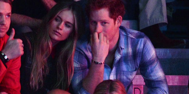 Cressida Bonas and Prince Harry attend We Day UK on March 7, 2014, in London. The couple reportedly split because she couldn't handle royal life.