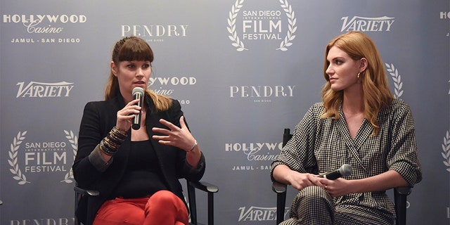 Director Frida Farrell and actress Jess Jacobs attend the San Diego International Film Festival 2017.