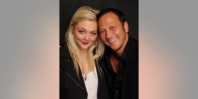 Musician Elle King (L) and her father, comedian Rob Schneider.