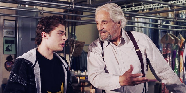 Hal Linden (right) with Ryan Ochoa in "The Samuel Project."