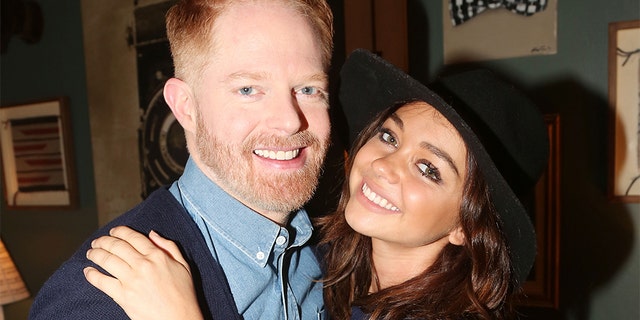 "Modern Family" stars Jesse Tyler Ferguson and Sarah Hyland.