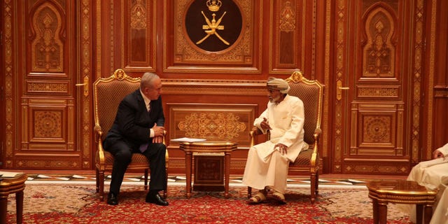 Netanyahu met with Oman's Sultan Qaboos bin Said during the surprise and rare visit to the majority Muslim nation.