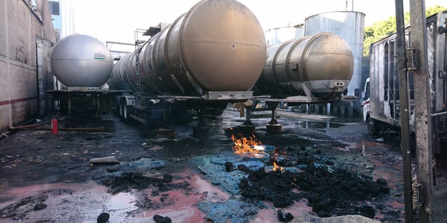 A tanker at a Mexico City alcohol factory exploded, leaving at least one injured.