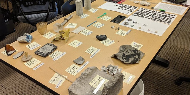 A geyser eruption at Yellowstone revealed a plethora of trash.