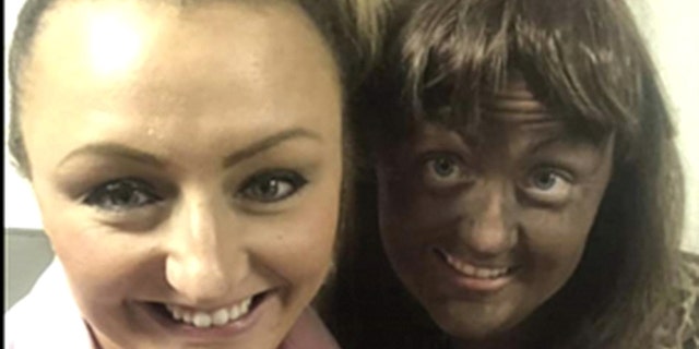 An Iowa school district is investigating reports that first-grade teacher Megan Luloff wore blackface at a Halloween party.