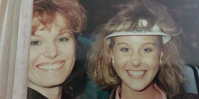 Michelle LeClair and her mom in 1986.