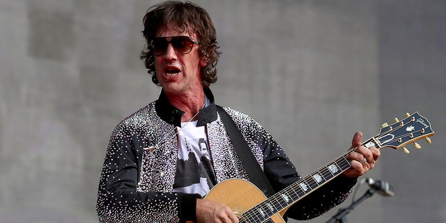 Richard Ashcroft performs live on The Great Oak Stage during Barclaycard present British Summer Time Hyde Park at Hyde Park on July 6, 2018 in London, England.