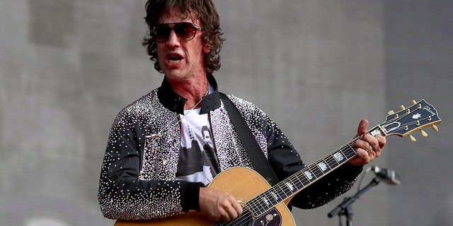Richard Ashcroft performs live on The Great Oak Stage during Barclaycard present British Summer Time Hyde Park at Hyde Park on July 6, 2018 in London, England.