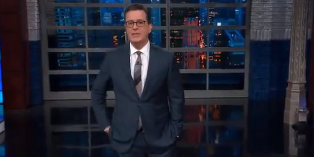 CBS's late show host Stephen Colbert called R&B Spanish a "linguistic surprise" and asked why he made the decision first.