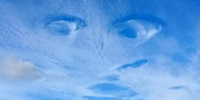 The cloud was spotted over Kent, U.K.