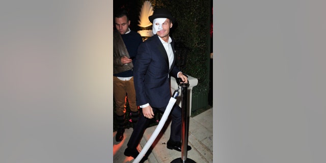 Ryan Seacrest attended the 2013 Casamigos Halloween Party as "The Phantom of the Opera." (Photo by Jerod Harris/Getty Images)