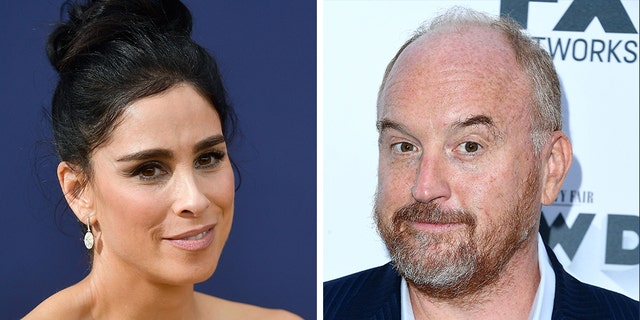 Sarah Silverman and fellow comedian Louis C.K. are longtime friends.